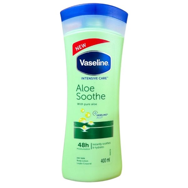 لوسیون بدن وازلین مدل (Vaseline Aloe Soothe) آلوئه ورا
