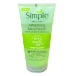 ژل شست و شوی صورت سیمپل مدل refreshing حجم 150 میلی لیتر