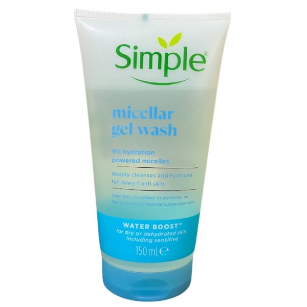 ژل شست و شوی سیمپل مدل micellar gel wash (میسلار ژل واش) حجم 150 میلی لیتر