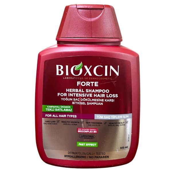 شامپو ضد ریزش گیاهی بیوکسین مدل فورت (قرمز) Bioxcin Forte